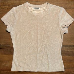 Pink Sparkly Reformation Tee